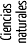 Ciencias naturales