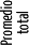 Promedio total