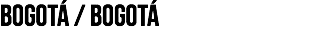 Bogotá / Bogotá 